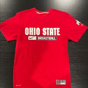 Nike Red Ohio State Basketball Tee